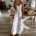 thumbnail image 1 of Summer Savings!Summer Floral Dresses for Women 2024 Casual Trendy,Womens Spaghetti Strap Dresses Floral,Womens Wrap Maxi Dresses Boho Floral Vocation Dress,Women V Neck Sleeveless Beach Maxi Dress, 1 of 5