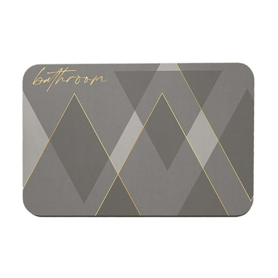 Summer Savings!Super Absorbent Bathroom Bath Mat Quick Dry Floor Mat,Diatomaceous Earth Mat,Non Slip Thin Bathroom Rugs,Rubber Backed,Bathroom Rug in Front Of The Kitchen Sink,Shower Room,Bathtub