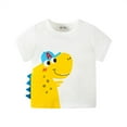 thumbnail image 1 of Summer Savings! TAGOLD Toddler Girls Boys Summer Blouses Tops,1-8 Years Summer Children's Dinosaur Short Sleeved T-shirt For Boys Top, 1 of 4