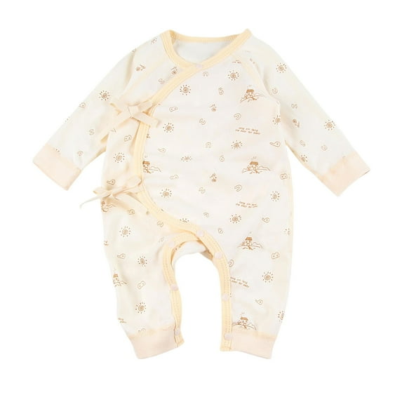 TAGOLD Toddler Girls Boys Summer Blouses Tops,Baby Spring Baby Boy And Girl Newborn Long Sleeve Jumpsuit Cotton Baby