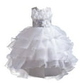 thumbnail image 1 of Summer Savings! TAGOLD Toddler Girls Summer Dress,Children Train Skirt Cake Princess Dress Girl Bowknot Puffy Gown Dress, 1 of 5