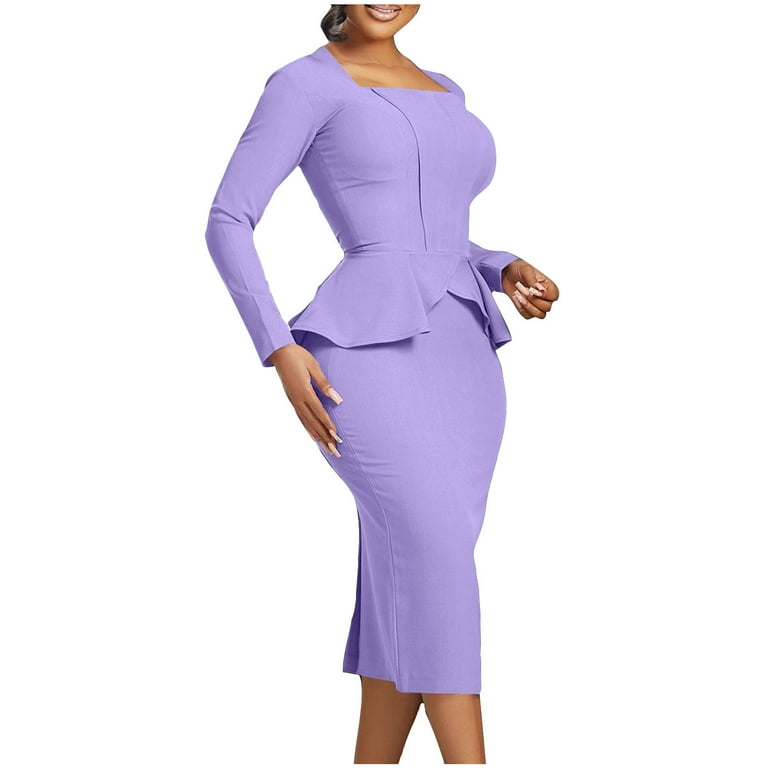 Women Elegant Work Office Business Party Bodycon Dress Women Elegant Work Office Business Party Bodycon Dress