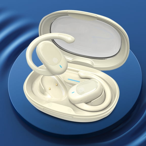 Translation Earbuds, InsCrazy Small Ball Digital Display Language Translator Bluetooth 5.4 Headset Open Headset Ball Support 144 Different Language