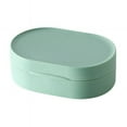 thumbnail image 1 of Summer Savings Up to 50% Soap Dishes for Bar Soap, InsCrazy Travel Soap Box with Lid Mini Portable Soap Box Creatives Silicones Sealed Storage Box, 1 of 5