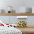 thumbnail image 1 of Summer Savings WJSXC Airtight Food Storage Container, 1 Piece BPA-Free Plastic Cereal Container with Easy-Lock Lid for Kitchen Pantry Organization and Storage Clear S, 1 of 6