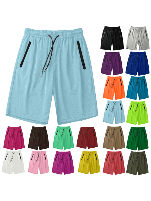 Women's Summer Oversize Shorts Workout Elastic Waist Casual Pockets Cargo Shorts