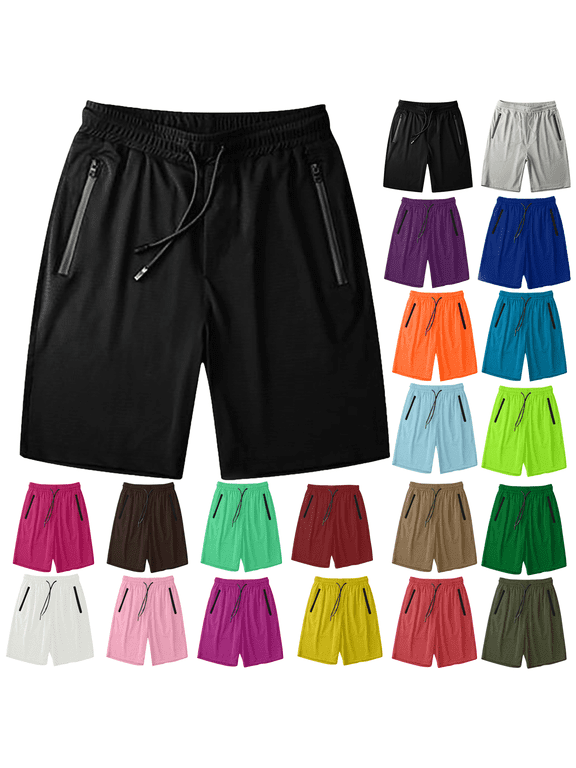 Women's Summer Oversize Shorts Workout Elastic Waist Casual Pockets Cargo Shorts