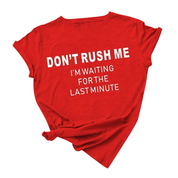 Womens Summer Tops,Summer Tops for Women 2025 Women Letter Printing Short Sleeve Shirt Casual Tops Blouse