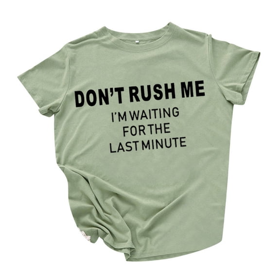 Womens Summer Tops,Summer Tops for Women 2025 Women Letter Printing Short Sleeve Shirt Casual Tops Blouse