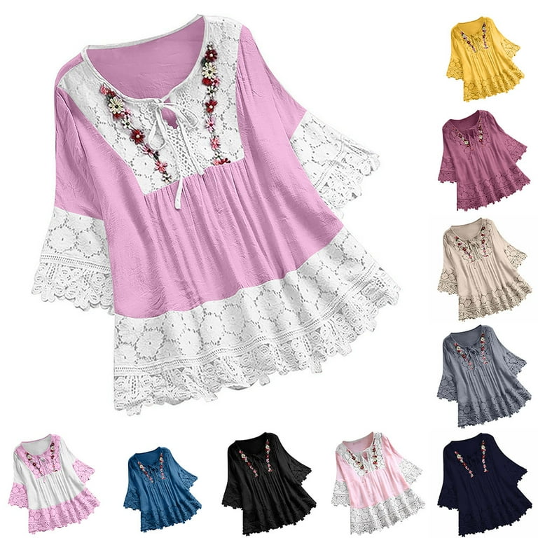 Casual Solid Patchwork O Neck Tops(5 Colors) Casual Solid Patchwork O Neck Tops(5 Colors)