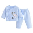 thumbnail image 1 of Summer Savings! Yievot 0-9 Months 2Pcs Newborn Baby Girl Pjs Set Clothes Cute Infant Summer Outfits Cotton Baby Clothes Gift Set For Girls 2024 Baby Boy Girl Outfits Gifts On Clearance, 1 of 4