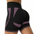 thumbnail image 1 of Yoga Shorts for Womens 2025 Plus Size High Waist Fashion Hip Lifting Fitness Yoga Shorts, 1 of 2