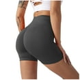 thumbnail image 1 of Yoga Shorts for Womens 2025 Plus Size High Waist Fashion Hip Lifting Fitness Yoga Shorts, 1 of 3
