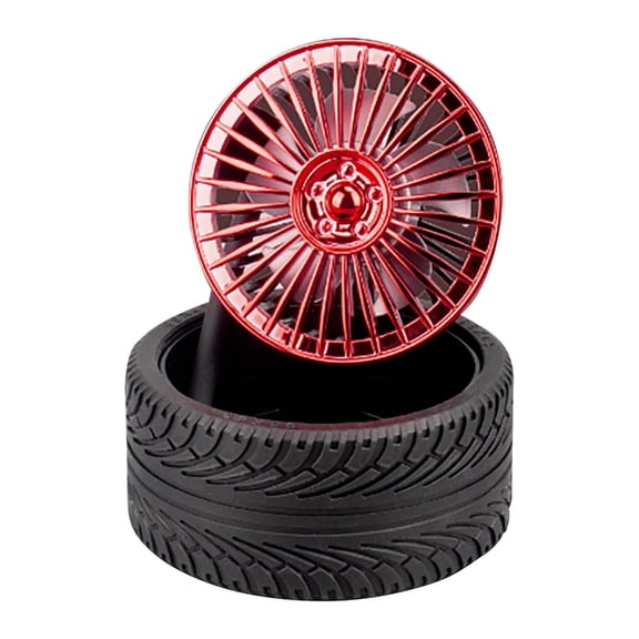 SummerYZEGDCH Creative USB Electroplating Small Fan Pull Wind Retro Wheel Shape Fan Wheel Ornaments