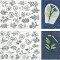 thumbnail image 1 of Summer Savings! Zeceouar Items 50 Pack Hand Sewing Stabilizer Washable Water Soluble Stabilizer Tear off Machine Embroidery Stabilizer With Flower Pattern for Embroidery Hand Sewing Lovers, 1 of 5