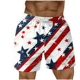 thumbnail image 1 of cocolona Mens 4th of July Swim Trunks Independence Day Patriotic Print Beach Shorts Summer Casual Loose Board Shorts, 1 of 5