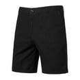 thumbnail image 1 of cocolona Mens Fashion Solid Color Loose Work Shorts Button Waist Pockets Cargo Shorts Summer Casual Vacation Beach Shorts, 1 of 5