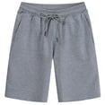 thumbnail image 1 of cocolona Mens Sweat Shorts Summer Casual Solid Color Elastic Waist Shorts Gym Running Shorts Vacation Beach Shorts, 1 of 3