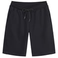 thumbnail image 1 of cocolona Mens Sweat Shorts Summer Casual Solid Color Elastic Waist Shorts Gym Running Shorts Vacation Beach Shorts, 1 of 3