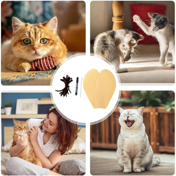 karymi 12ML Cats Cockroach Clothing DIY Kit with Antennae Costume for Pet Funny Dress Up Party Conversation Women Gifts