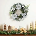 thumbnail image 1 of Summer Savings karymi Christmas Wreath Indoor and Outdoor Christmas Decoration Winter Wreath Christmas Flower and Golden Ball Christmas Wreath Christmas Decoration Pines Cones Holiday Gifts, 1 of 6