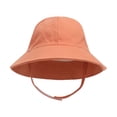 thumbnail image 1 of kttectoa Newborn Hats for Girls Toddler Kids Solid Outdoor Bucket Hat Children UV-proof Sun Hat Beach Hat Fishing Hat Newborn Hats Toddler Hat Infant Hat Kids Hat Kids Hat, 1 of 4