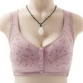 thumbnail image 1 of loopsun Womens Plus Size Bra, Breathable And Comfortable Bra, Large Size Bra, Women's Pull Correction Lymphatic Bra, No Steel Ring, Wide Shoulder Vest Style, 1 of 2