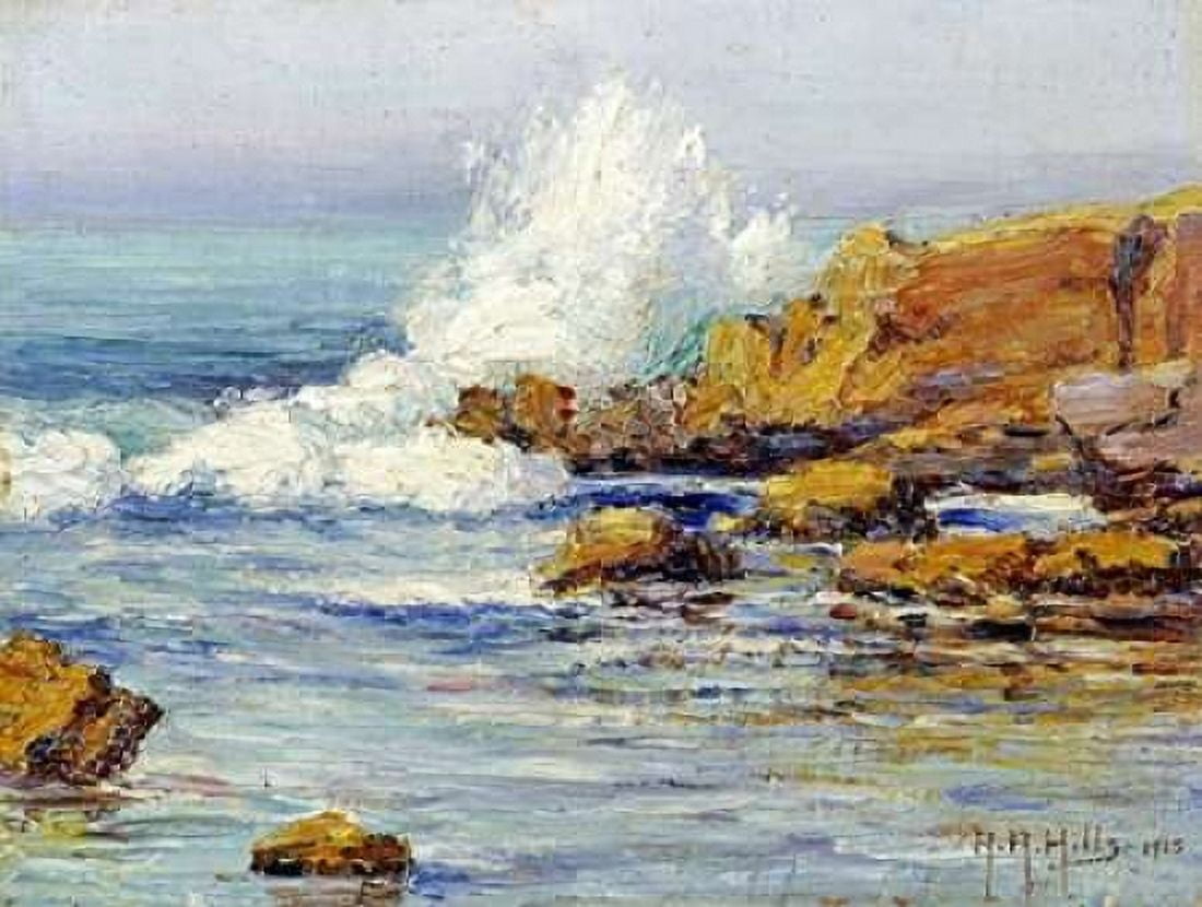 Summer Sea Laguna Beach Canvas Art - Anna Althea Hills (22 x 28)