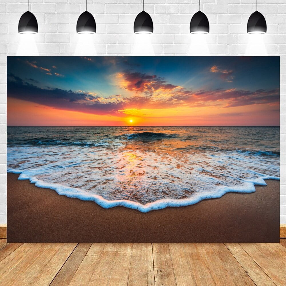 Summer Sea Ocean Island Seaside Tropical Beach Background Scene Wedding ...