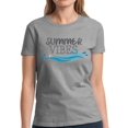 thumbnail image 1 of Summer Sea Vibes Shirt for Women - S M L XL 2XL 3XL Beach Vacation Graphic Tee - T-Shirt Pool Party Tee Gift, 1 of 2