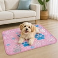thumbnail image 1 of Summer Self Cooling Pet Paw Printed Ice Mat, 15.7×11.8 Inch S, Non Slip Washable Pad for Dogs Cats, Cool Bed Sofa Crate Indoor, 1 of 7