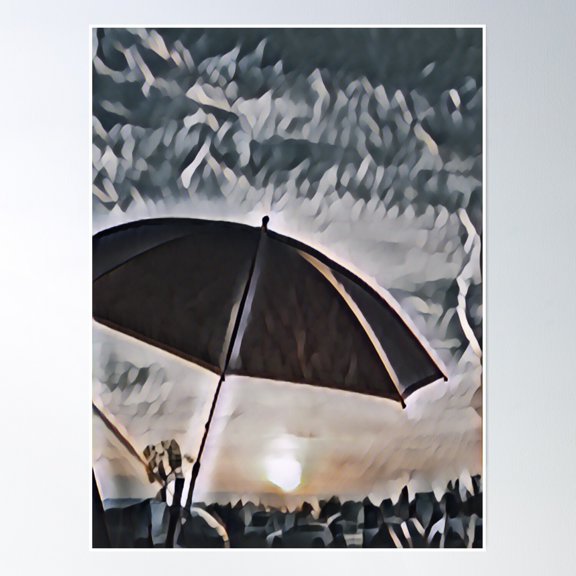 Summer Shade In Studio Poster Wall Art, Modern Wall Decor, 24x36 UNFRAMED