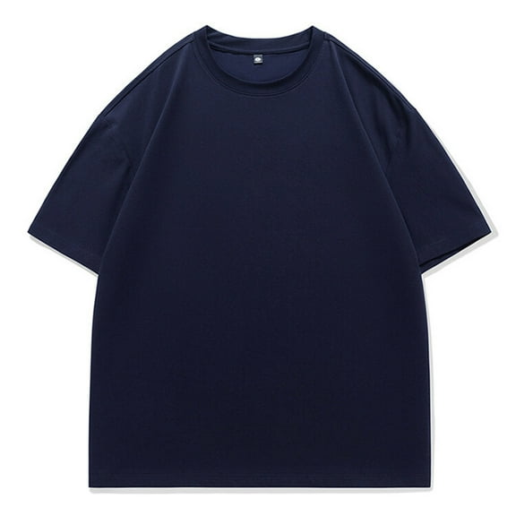 Summer Shirts For Men Qiggri Men Fashion Casual Vintage Pockets Button Round Neck Short Sleeve Top Mens Athletic Shirts