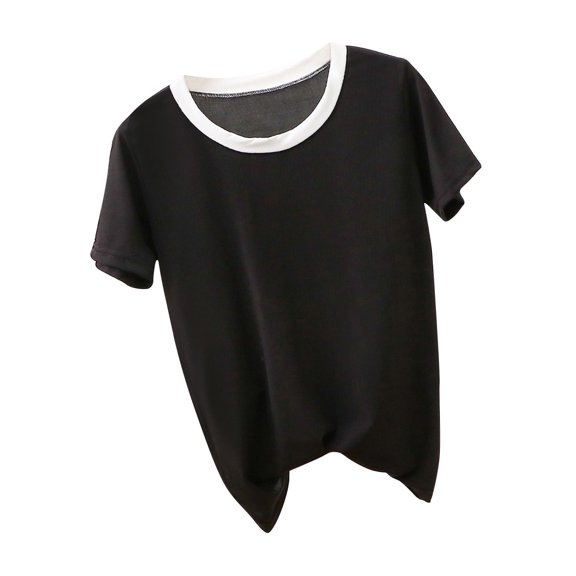 Summer Shirts for Women 2025 Womens Tops Casual Dressy Basic T Shirts Loose Fit Crewneck Cap Sleeve Tee Summer 2025 Trendy Lightweight Soft Plus Size Tops