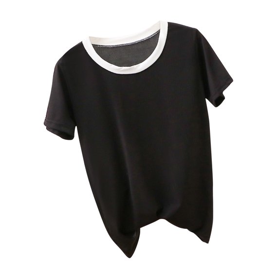 Summer Shirts for Women 2025 Womens Tops Casual Dressy Basic T Shirts Loose Fit Crewneck Cap Sleeve Tee Summer 2025 Trendy Lightweight Soft Plus Size Tops