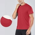 thumbnail image 1 of Summer Shirts for Men Beach,Men's Short Sleeve UPF 50+ T-Shirt Workout Running Swim Tops Tee Rash Guard Performance Shirts, 1 of 9