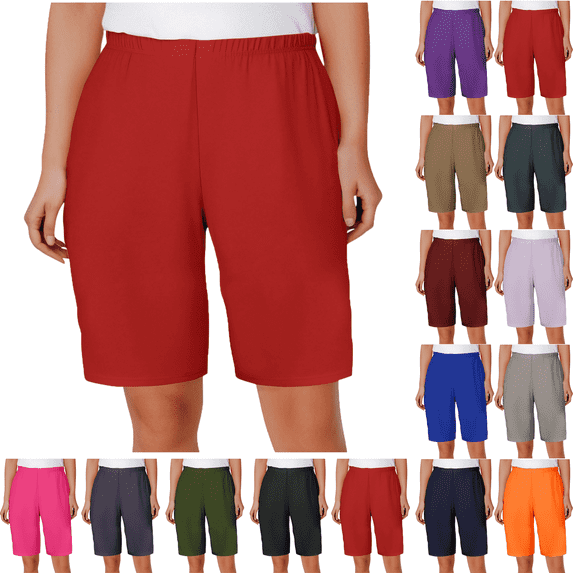 Summer Short Pants for Women Men Solid Color Plus Home Pants Thin Casual Short Pants Casual Comfortable Sleeping Pants Vacation Beach Fashion Daily Wear Plus Size
