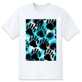 thumbnail image 1 of Summer Short Sleeve Tops Crew Neck Shirts For Women Paw PrintPlus Size Tee Shirts, 1 of 5