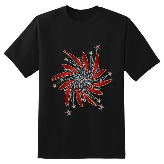 Summer Short Sleeve Tops Crew Neck Shirts for Men Art Drawing (1)Plus Size Tee Shirts XS-5XL