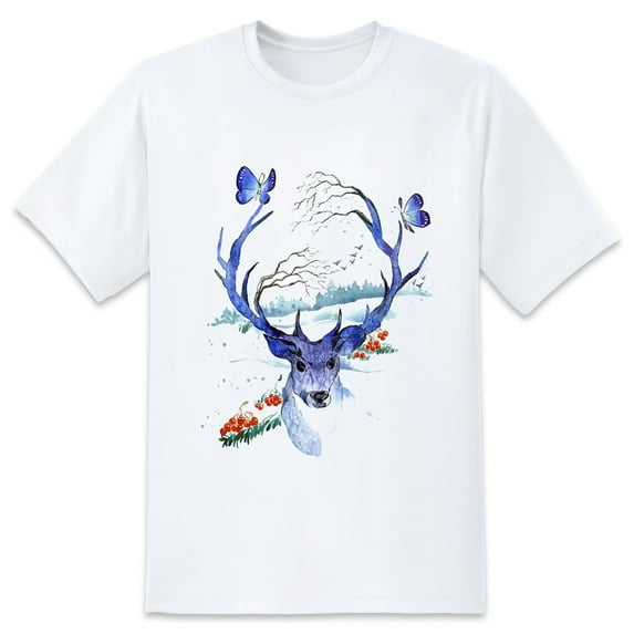Summer Short Sleeve Tops Crew Neck Shirts for Men Art Drawing Plus Size Tee Shirts XS-5XL