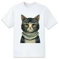 thumbnail image 1 of Summer Short Sleeve Tops Crew Neck Shirts for Men Cat (4)Plus Size Tee Shirts XS-5XL, 1 of 1