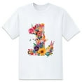 thumbnail image 1 of Summer Short Sleeve Tops Crew Neck Shirts for Men Floral (2)Plus Size Tee Shirts XS-5XL, 1 of 5