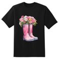 thumbnail image 1 of Summer Short Sleeve Tops Crew Neck Shirts for Men Flowers (8)Plus Size Tee Shirts XS-5XL, 1 of 5