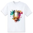 thumbnail image 1 of Summer Short Sleeve Tops Crew Neck Shirts for Men Painting (8)Plus Size Tee Shirts XS-5XL, 1 of 5