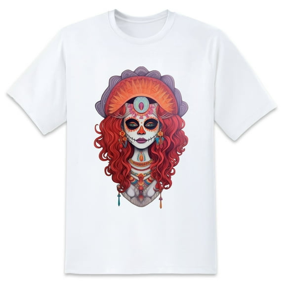 Summer Short Sleeve Tops Crew Neck Shirts for Men SkullPlus Size Tee Shirts XS-5XL