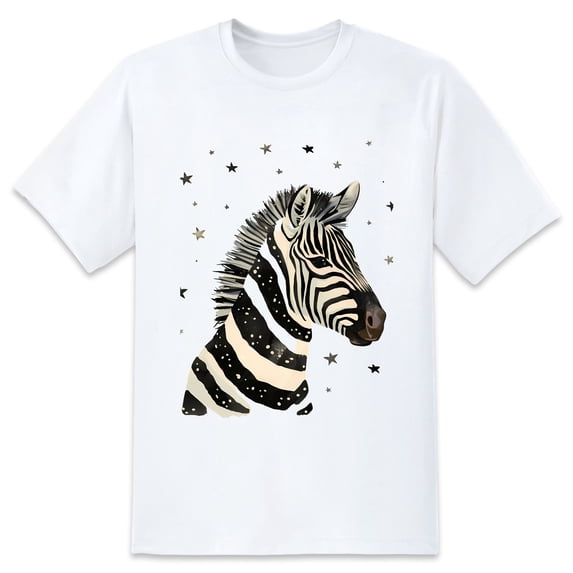 Summer Short Sleeve Tops Crew Neck Shirts for Men Zebra (2)Plus Size Tee Shirts XS-5XL