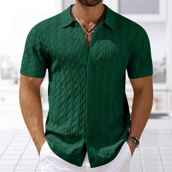 Summer Short-sleeved Men's Clothing European And American