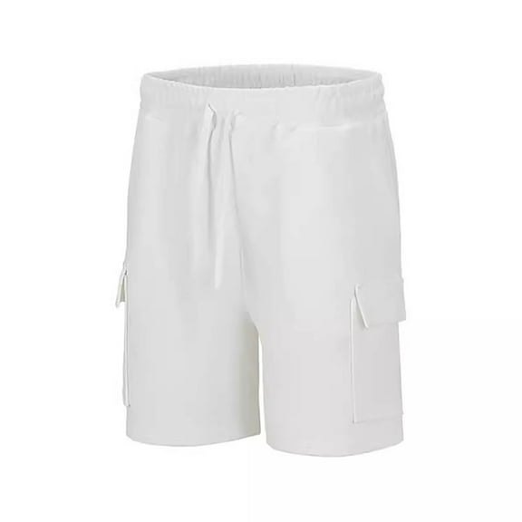 Summer Shorts Linen Blend Shorts Men Summer Casual And Comfortable Drawstring Pocket Elastic Waist Shorts