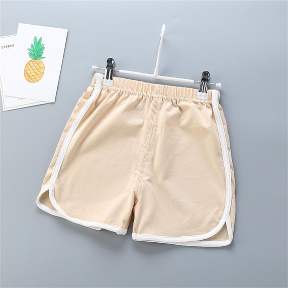 Summer Shorts Comfortable Khaki Shorts High Waisted Boys Pants Size 4-5 Years