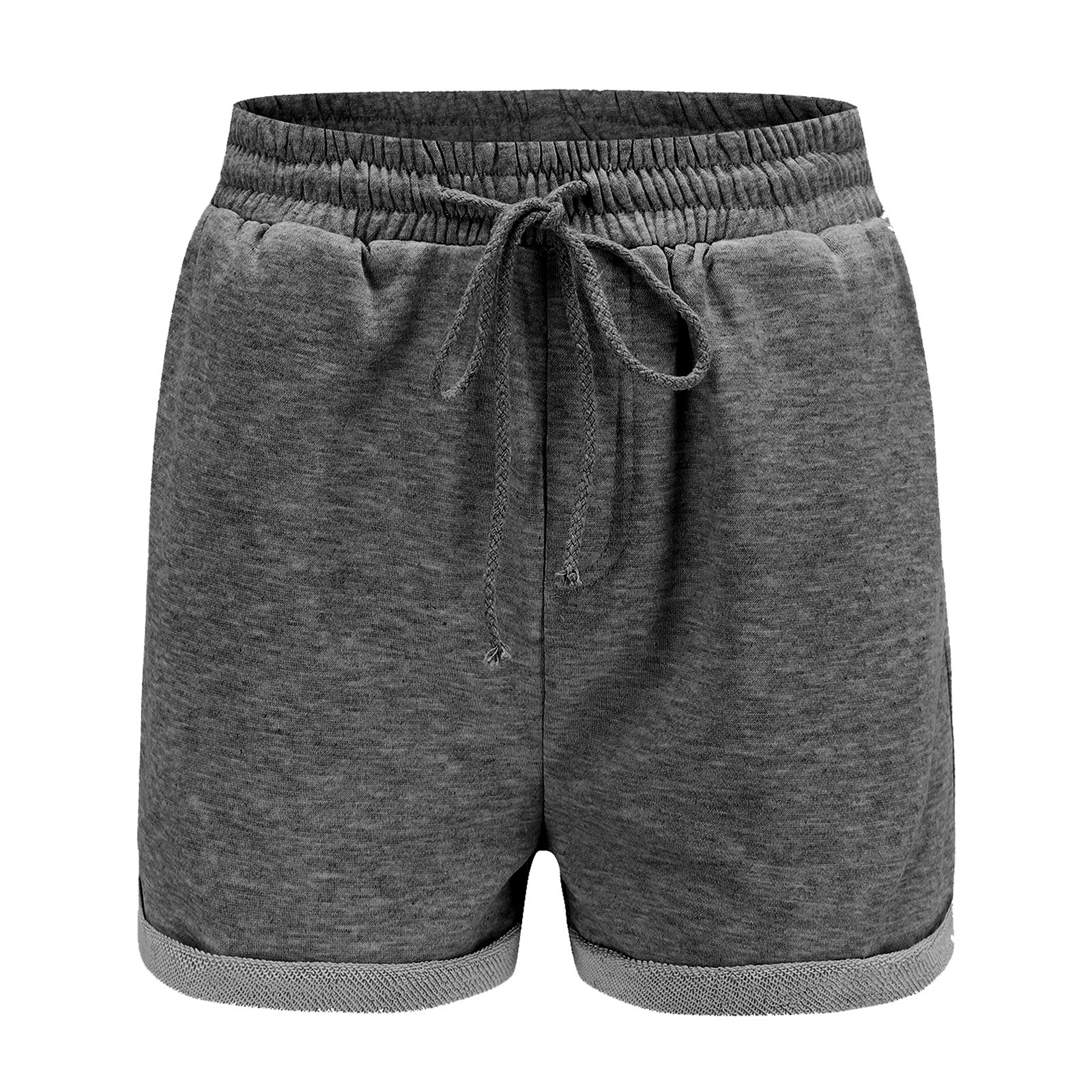 Summer Shorts For Women Women's Fashion Solid Color Pocket Casual Loose Fit Sports Straight